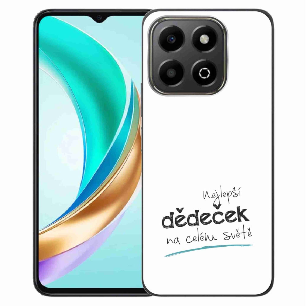 Gélový kryt mmCase na Honor X6b - najlepší dedko 3 biele pozadie