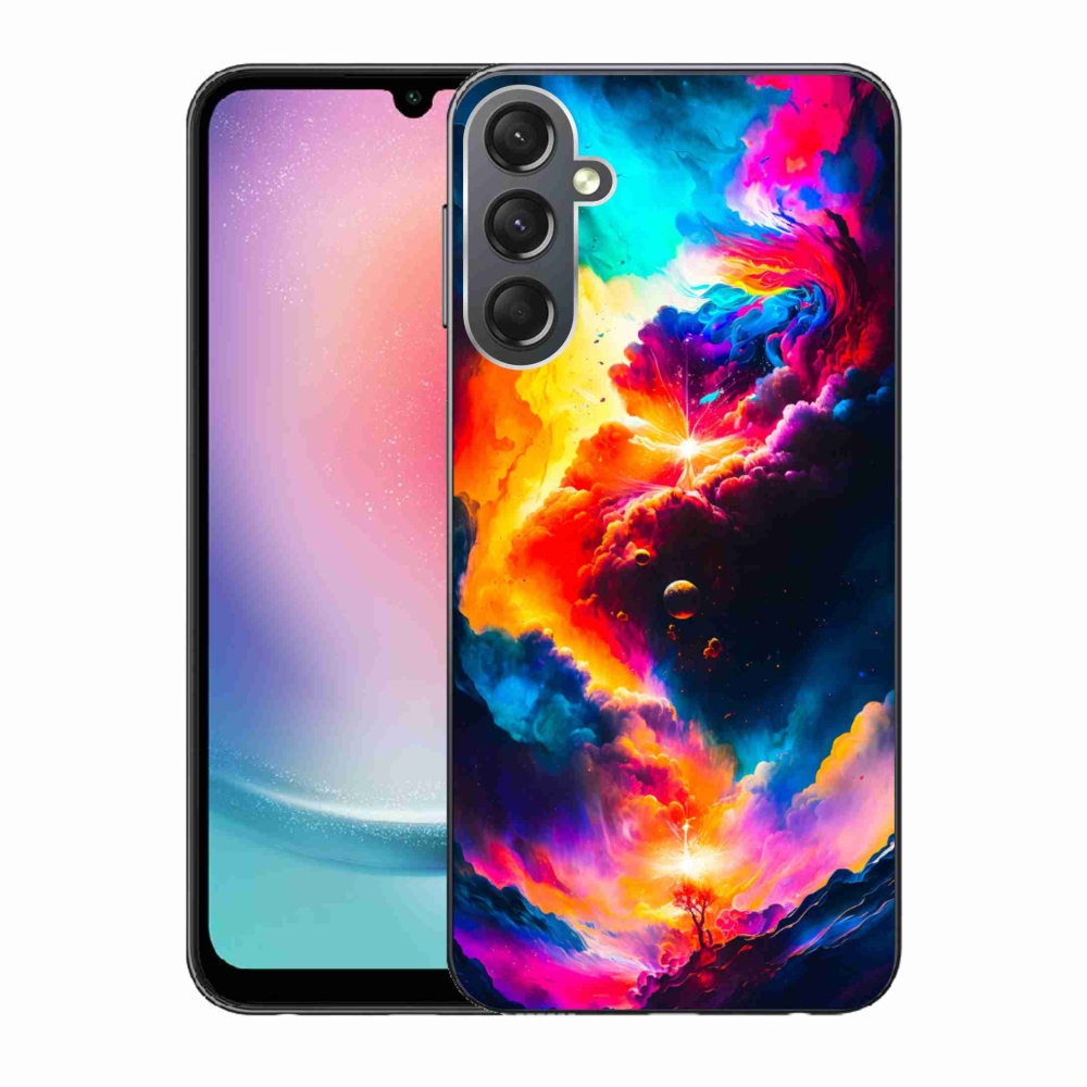 Gélový kryt mmCase na Samsung Galaxy A24 - abstraktný motív