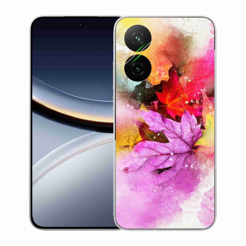 Gélový kryt mmCase na Xiaomi Poco F7 5G - farebné listy