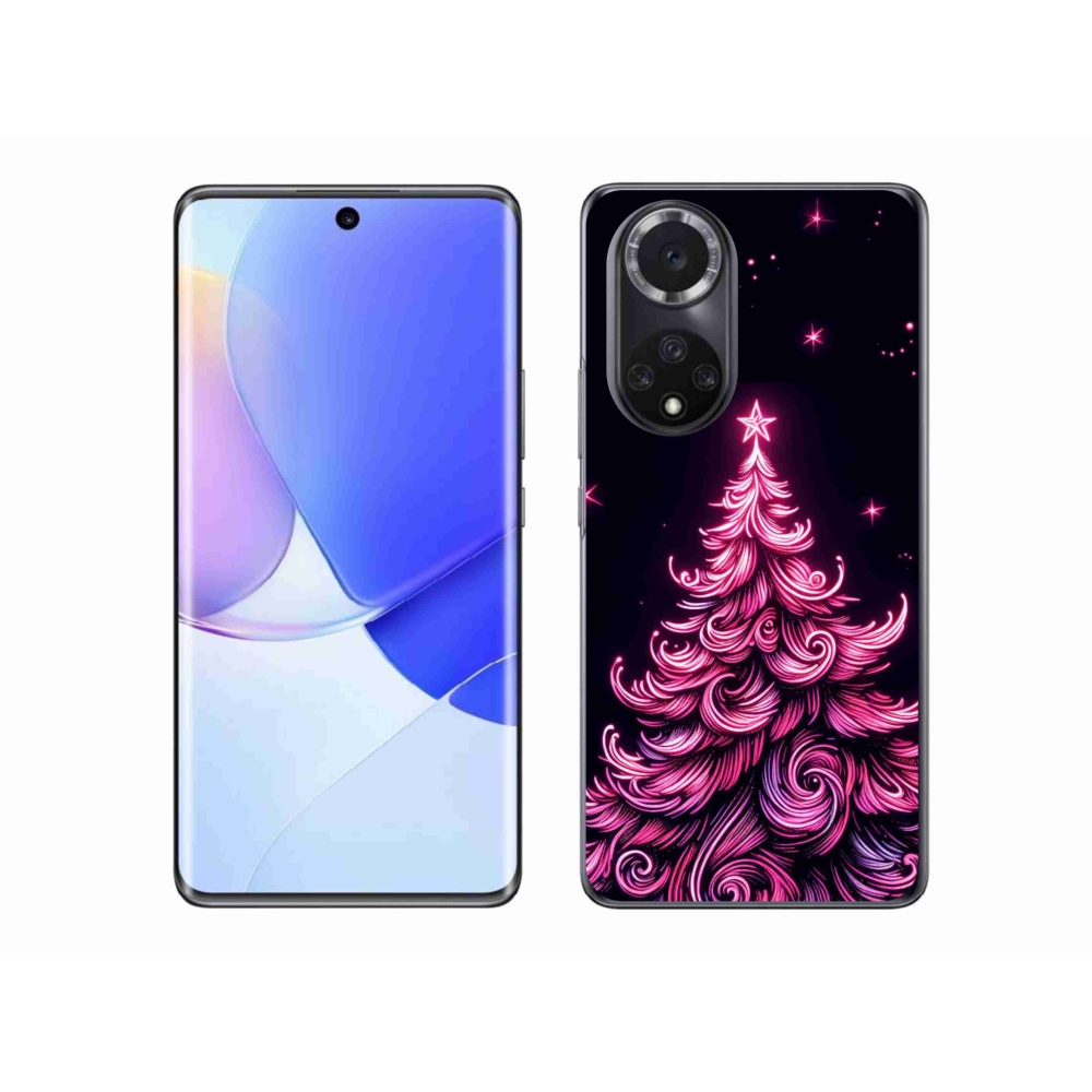 Gélový kryt mmCase na Huawei Nova 9 - neónový vianočný stromček 2