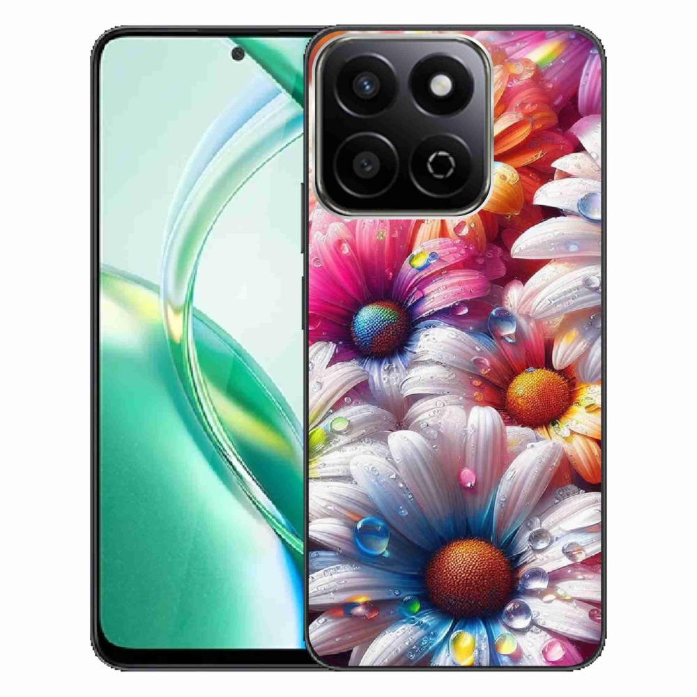 Gélový kryt mmCase na Honor 200 Smart 5G - farebné margaréty