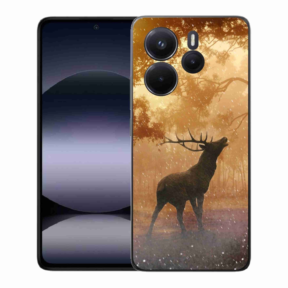 Gélový kryt mmCase na Xiaomi Redmi Note 14 - jeleň v ruji