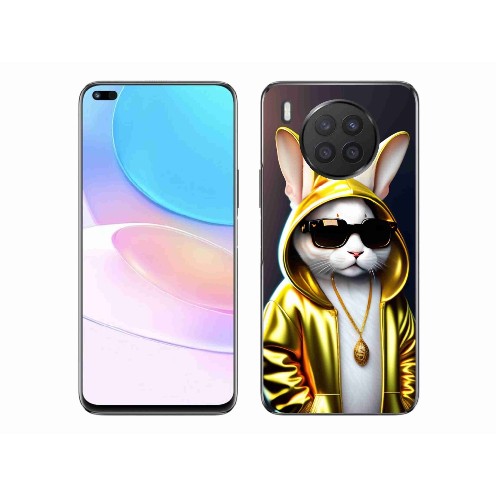 Gelový kryt mmCase na Huawei Nova 8i - kočka boss