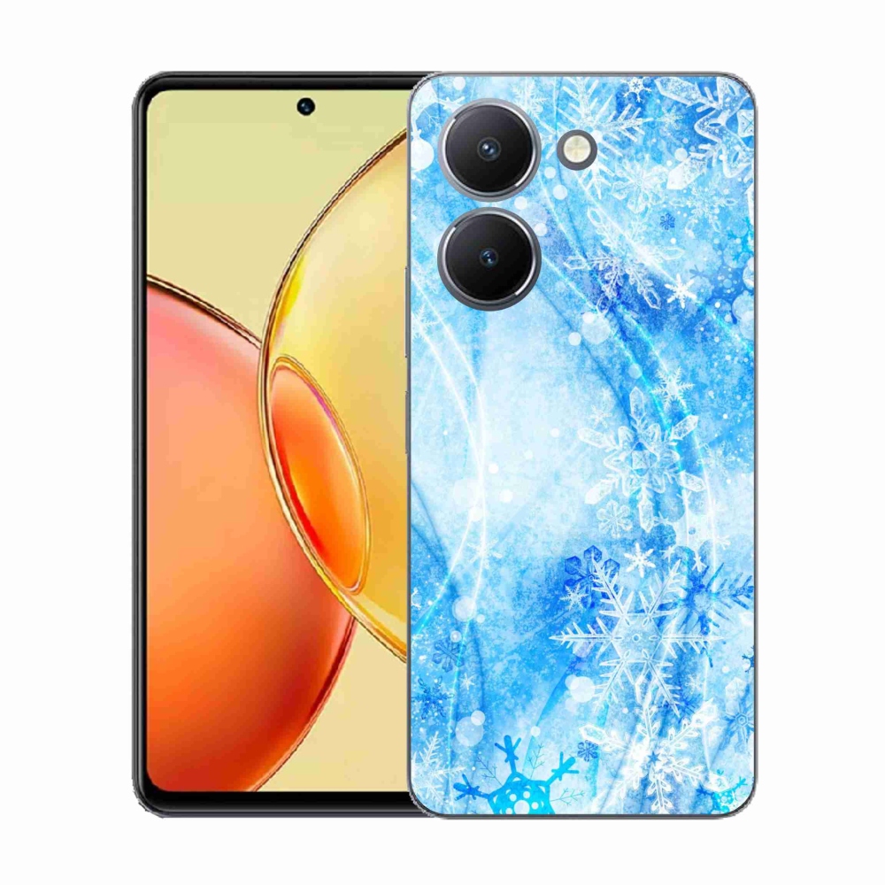 Gélový kryt mmCase na Vivo Y36 - snehové vločky