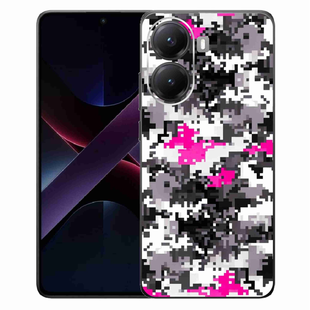 Gélový kryt mmCase na Xiaomi Poco X7 Pro 5G - maskáčový vzor 4