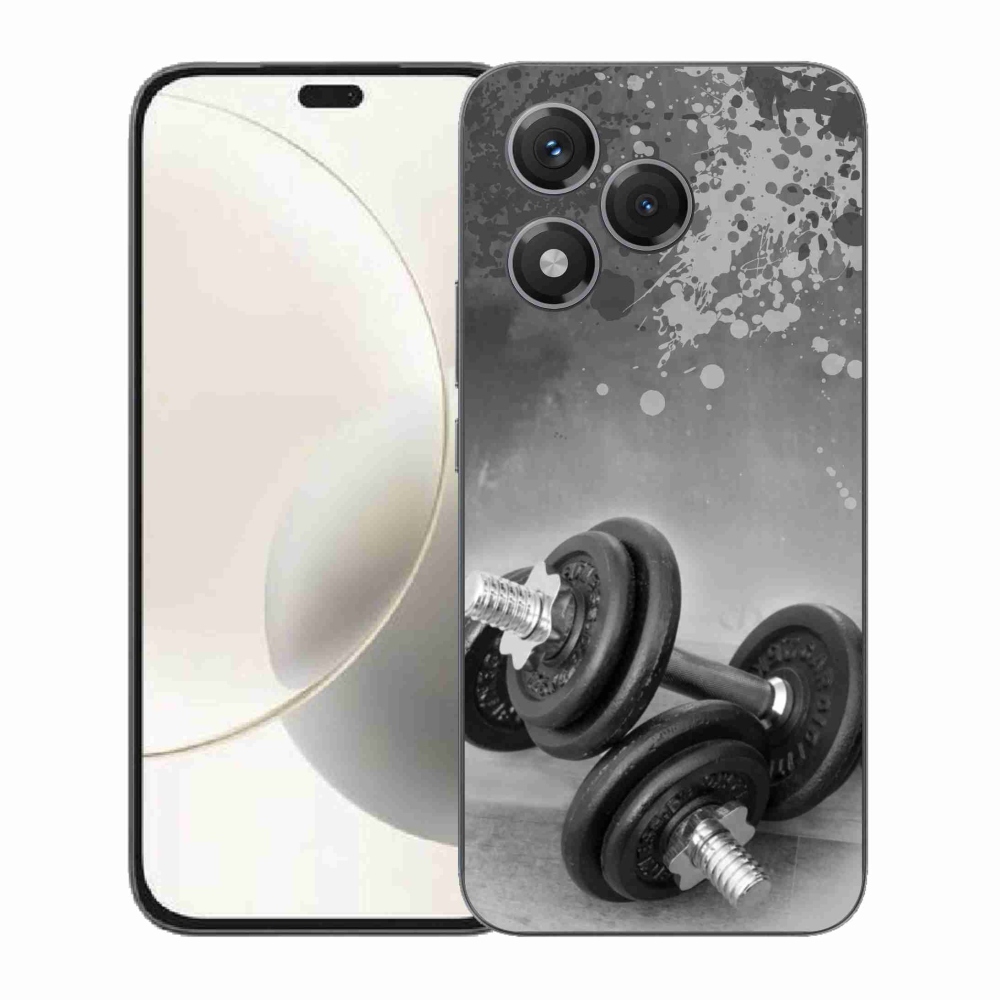 Gélový kryt mmCase na Honor 400 Lite - činky 1