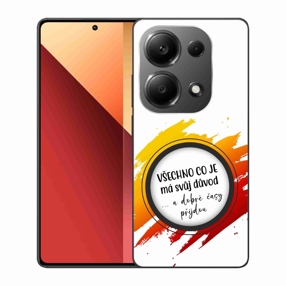 Gélový kryt mmCase na Xiaomi Redmi Note 13 Pro 4G/Poco M6 Pro - citát 3 biele pozadie