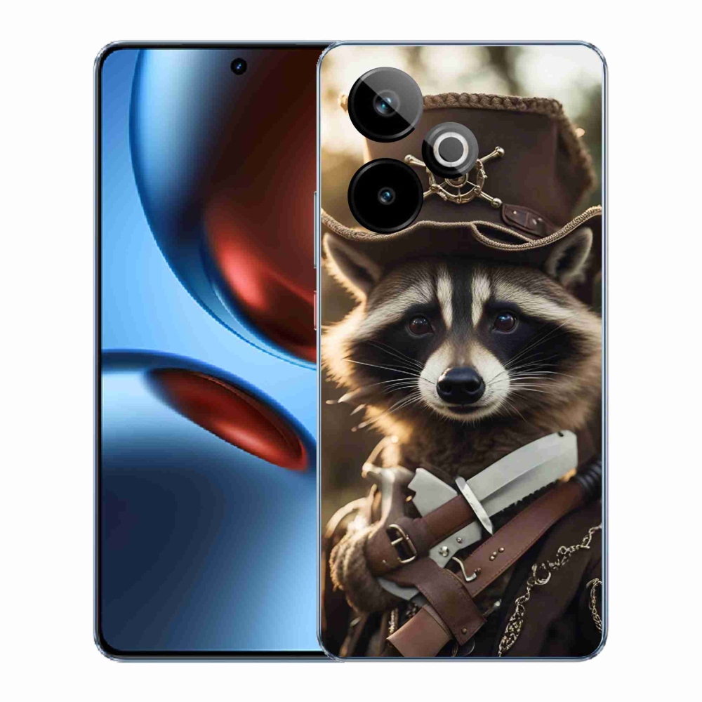 Gélový kryt mmCase na Realme GT 7 5G/GT 7T 5G - mýval v uniforme