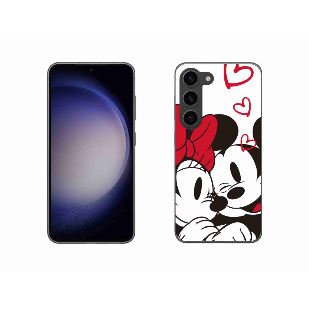 Gélový kryt mmCase na Samsung Galaxy S23 5G - mínnie a mickey