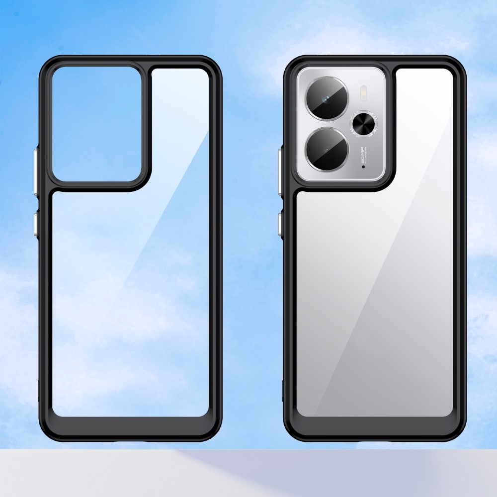 Gélový obal s pevným chrbtom na Realme 14 5G/14T 5G - čierny