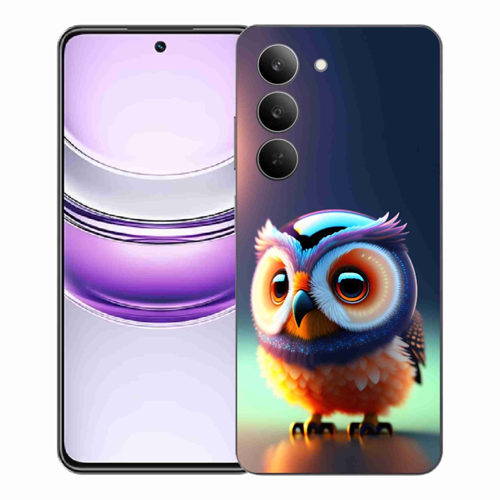 Gélový kryt mmCase na Realme 14x 5G - sovička