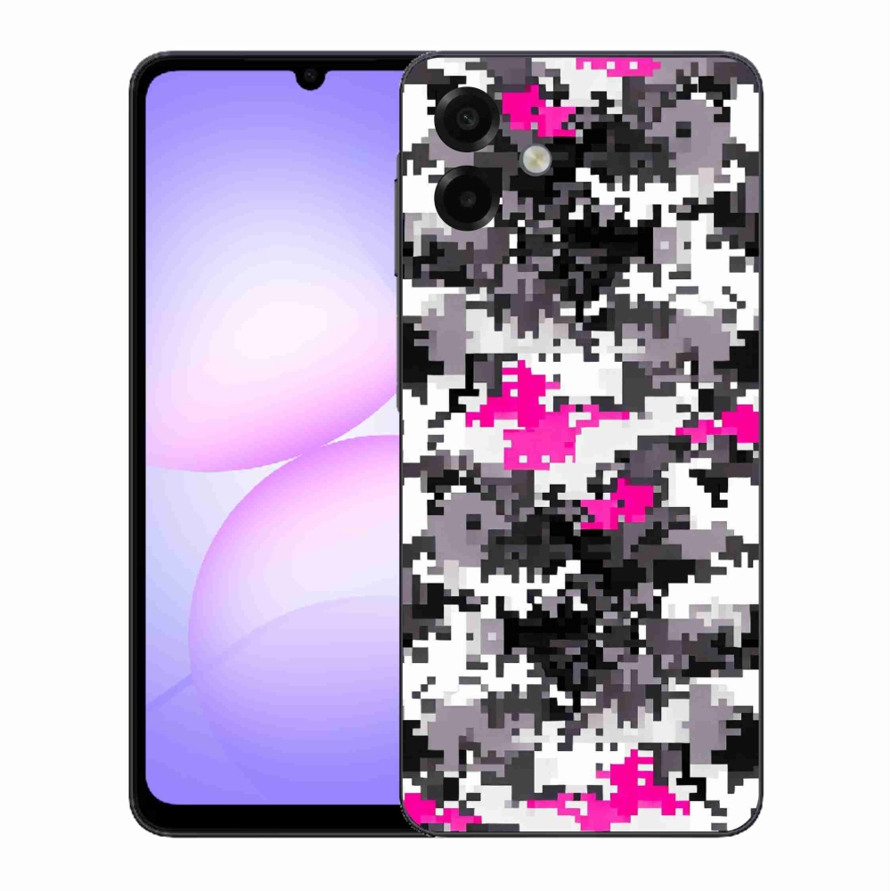 Gélový kryt mmCase na Samsung Galaxy A07 4G - maskáčový vzor 4