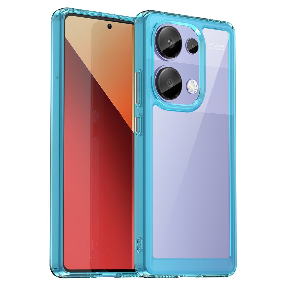 Gélový obal s pevným chrbtom pre Xiaomi Redmi Note 13 Pro 4G/Poco M6 Pro - svetlomodrý