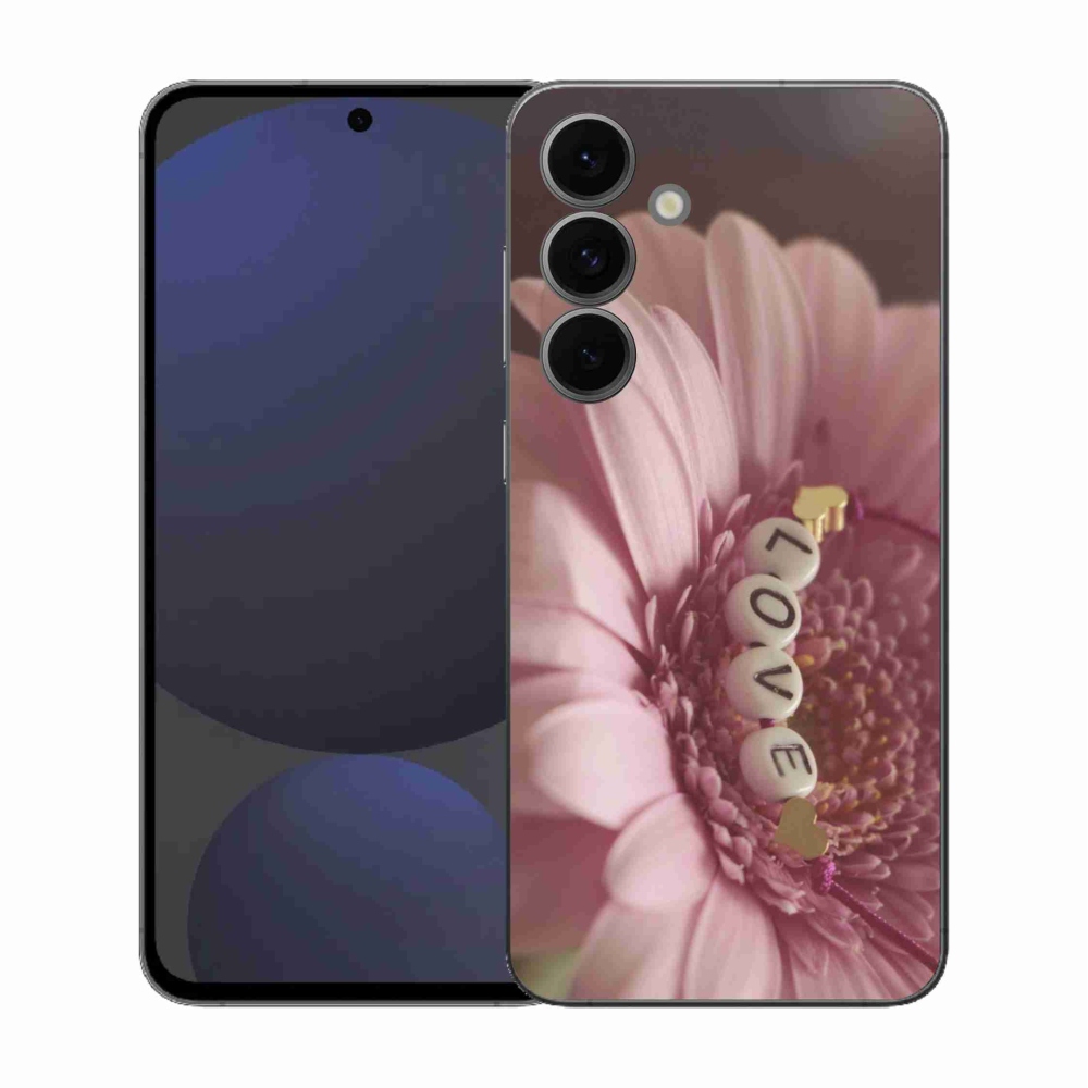 Gélový kryt mmCase na Samsung Galaxy S25 FE - prívesok love