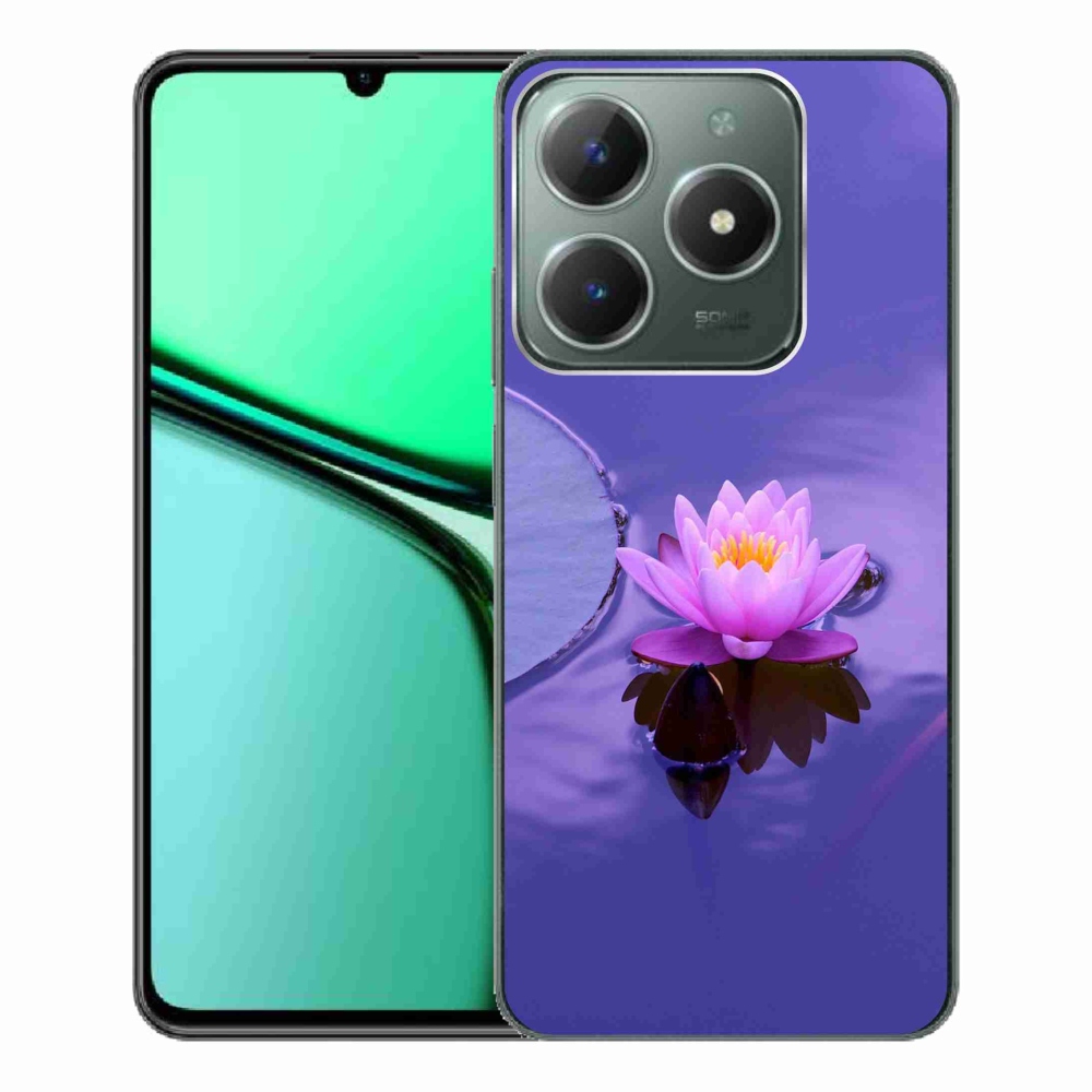 Gélový obal mmCase na Realme C61 - kvet na hladine