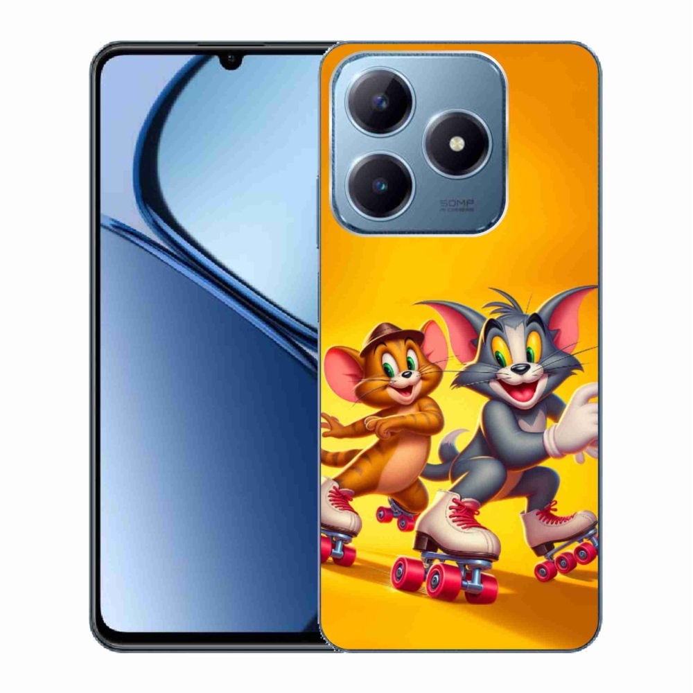 Gélový kryt mmCase na Realme C63 - tom a jerry