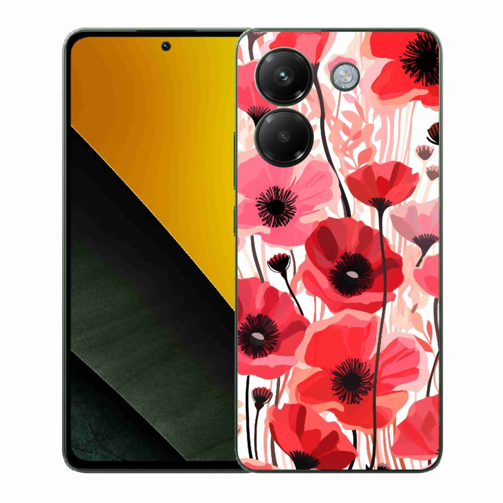 Gélový kryt mmCase na Xiaomi Poco M7 Pro 5G - vlčí mak 1