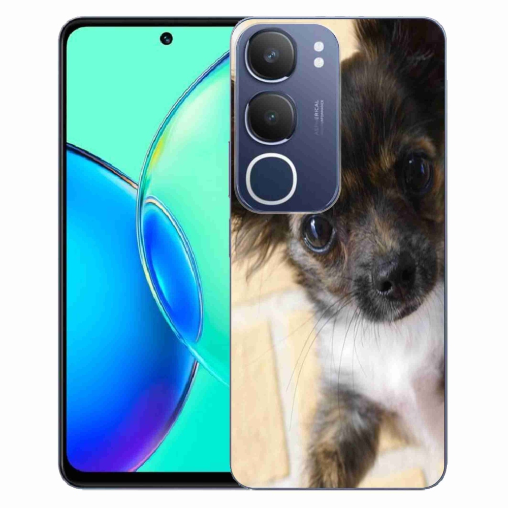Gélový kryt mmCase na Vivo Y19s - čivava 2