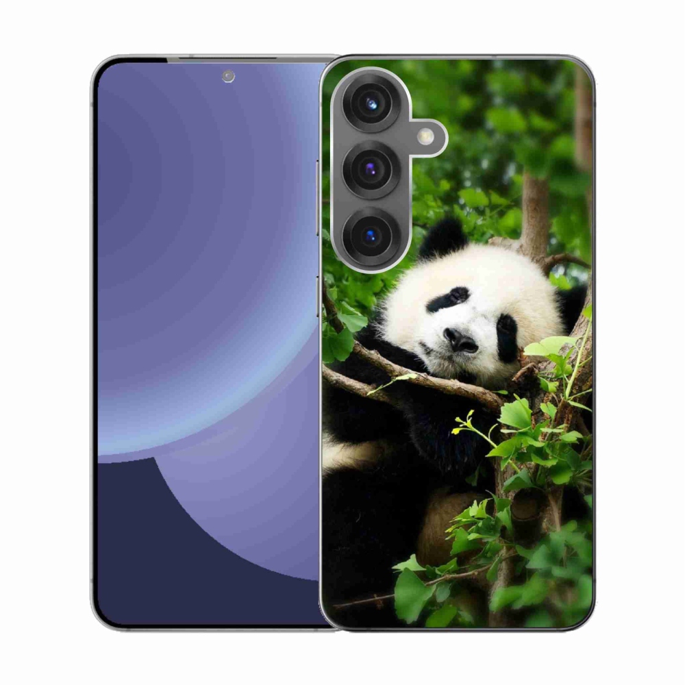 Gélový kryt mmCase na Samsung Galaxy S25 - panda