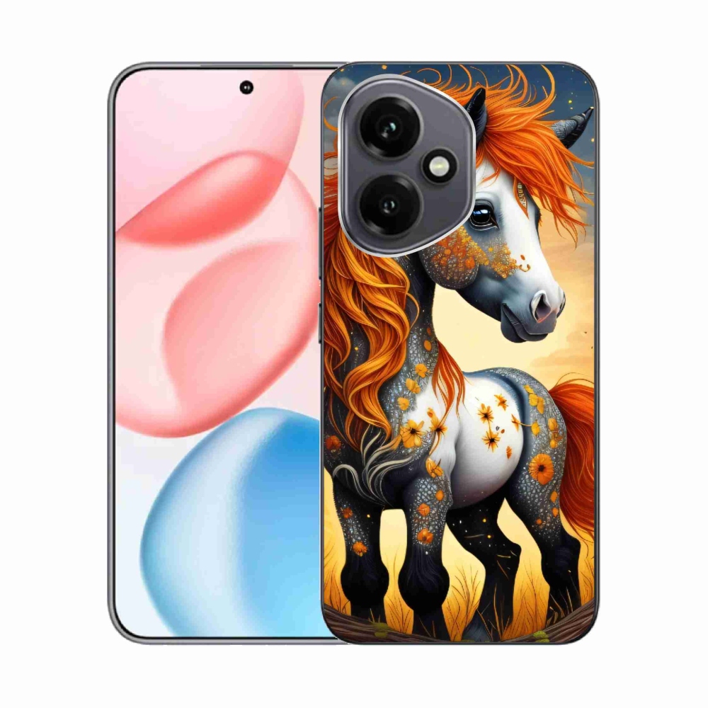 Gélový kryt mmCase na Honor 400 - farebný poník