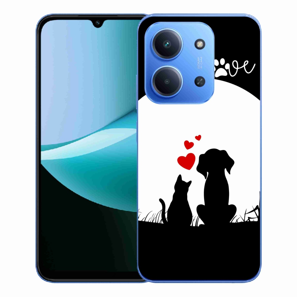 Gélový kryt mmCase na Xiaomi Redmi 15C 4G/5G (173mm) - zvieracia láska