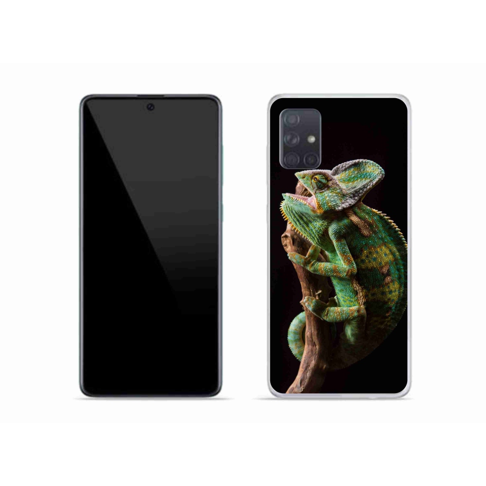 Gélový kryt mmCase na Samsung Galaxy A51 - chameleón