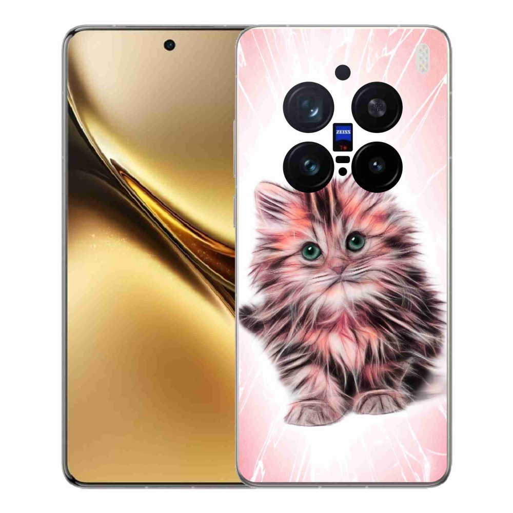 Gélový kryt mmCase na Vivo X200 Pro 5G - roztomilé mačiatko