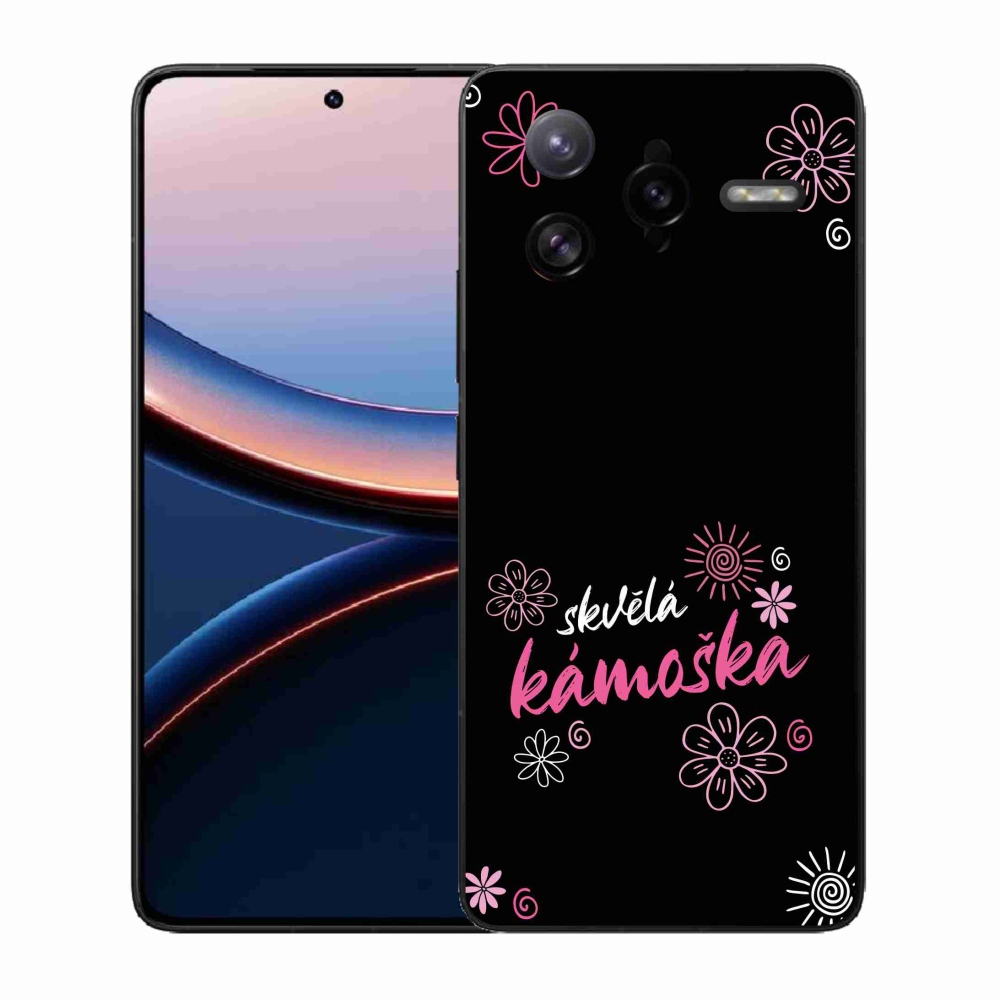 Gélový kryt mmCase na Xiaomi Poco F7 Ultra - skvelá kamoška čierne pozadie
