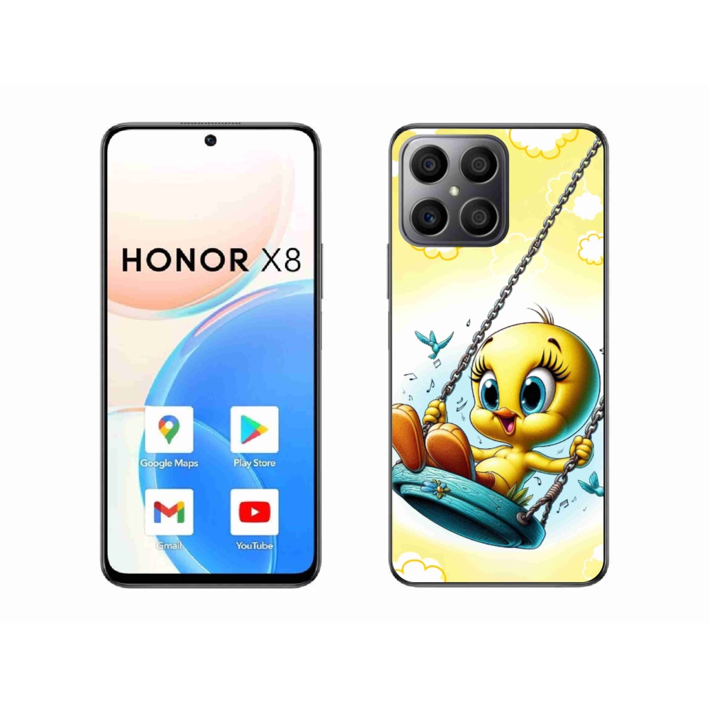 Gélový kryt mmCase na Honor X8 4G - tweety