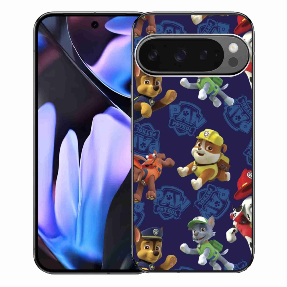 Gélový kryt mmCase na Google Pixel 9 Pro XL - labková patrola 1