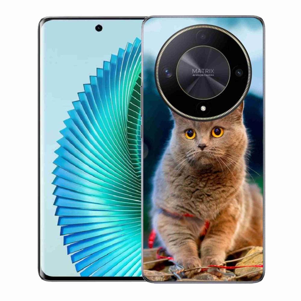 Gélový kryt mmCase na Honor Magic 6 Lite 5G - britská modrá 2