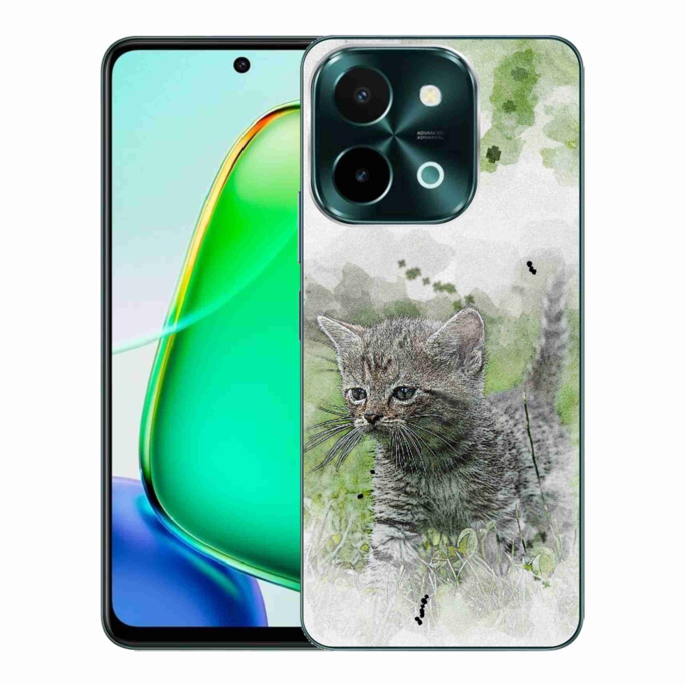 Gélový kryt mmCase na Vivo Y28 - roztomilé mačiatko 1