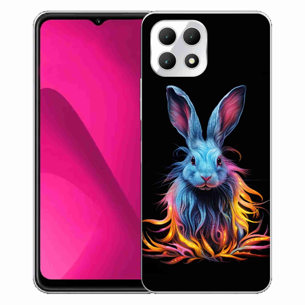 Gélový kryt mmCase na T-Mobile T Phone 2 - abstraktný zajac