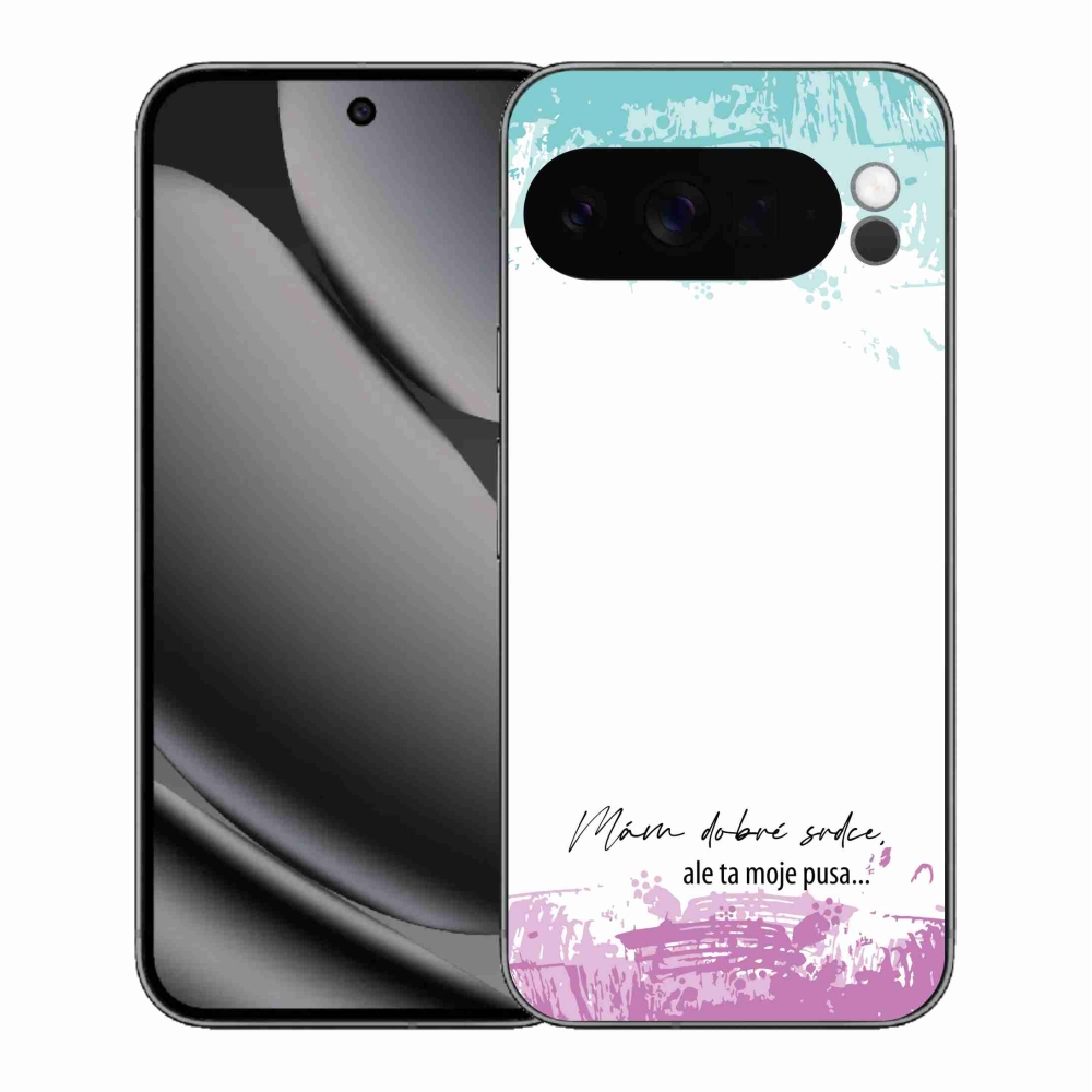 Gélový kryt mmCase na Google Pixel 10 Pro XL - vtipný text 3 biele pozadie