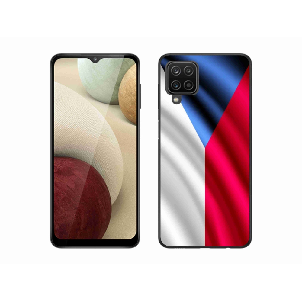 Gélový kryt mmCase na mobil Samsung Galaxy M12 - česká vlajka