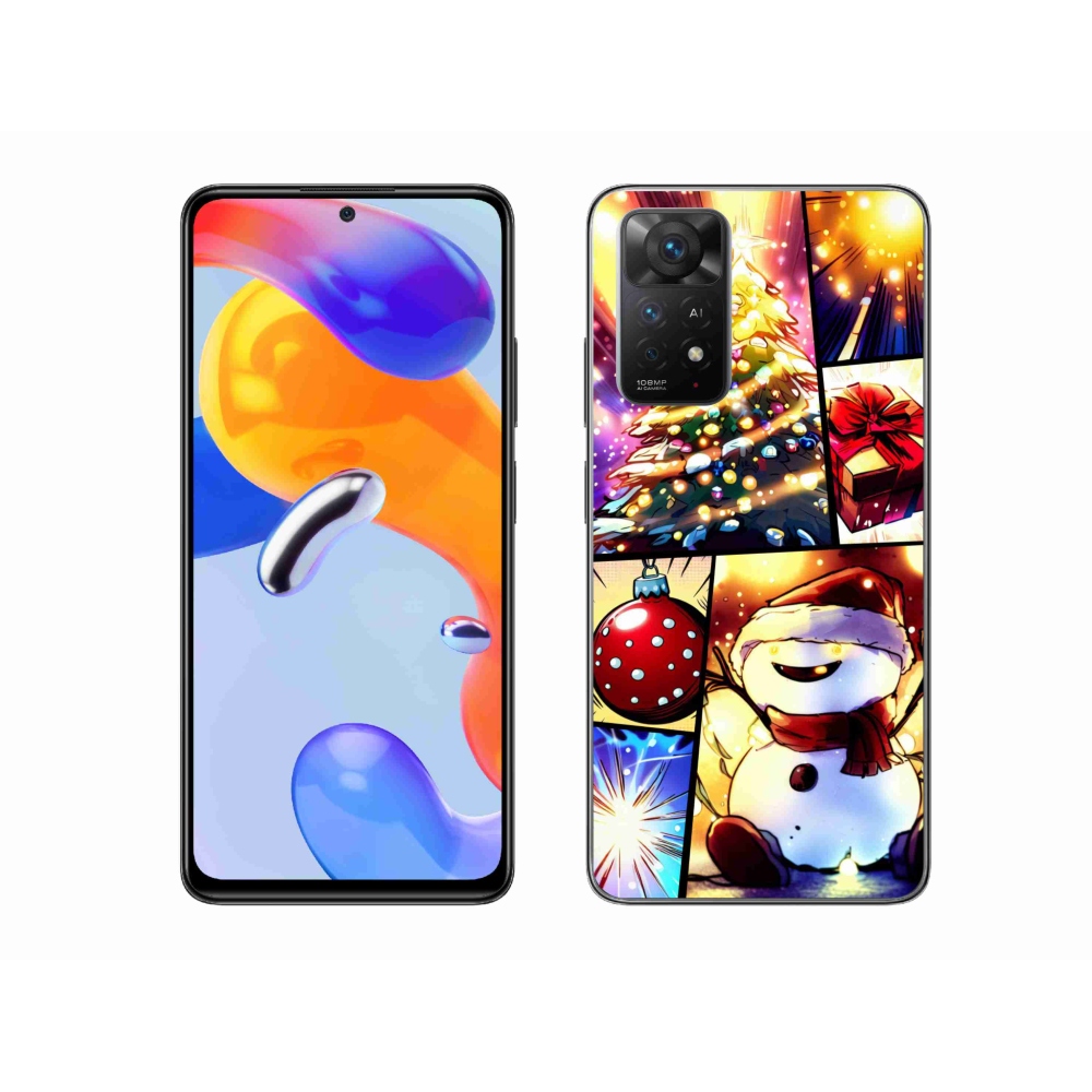 Gélový kryt mmCase na Xiaomi Redmi Note 11 Pro 4G/5G - vianočné motívy 1