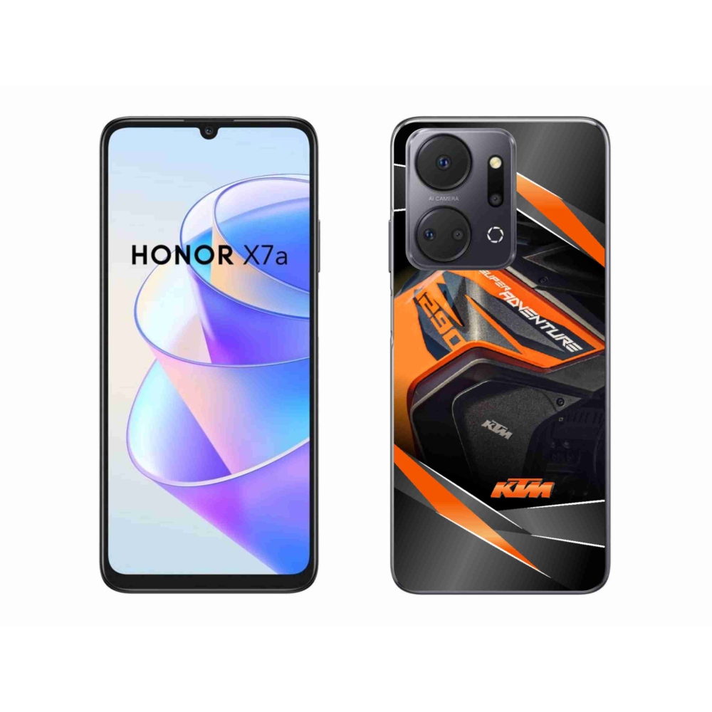 Gélový kryt mmCase na Honor X7a - motorka ktm