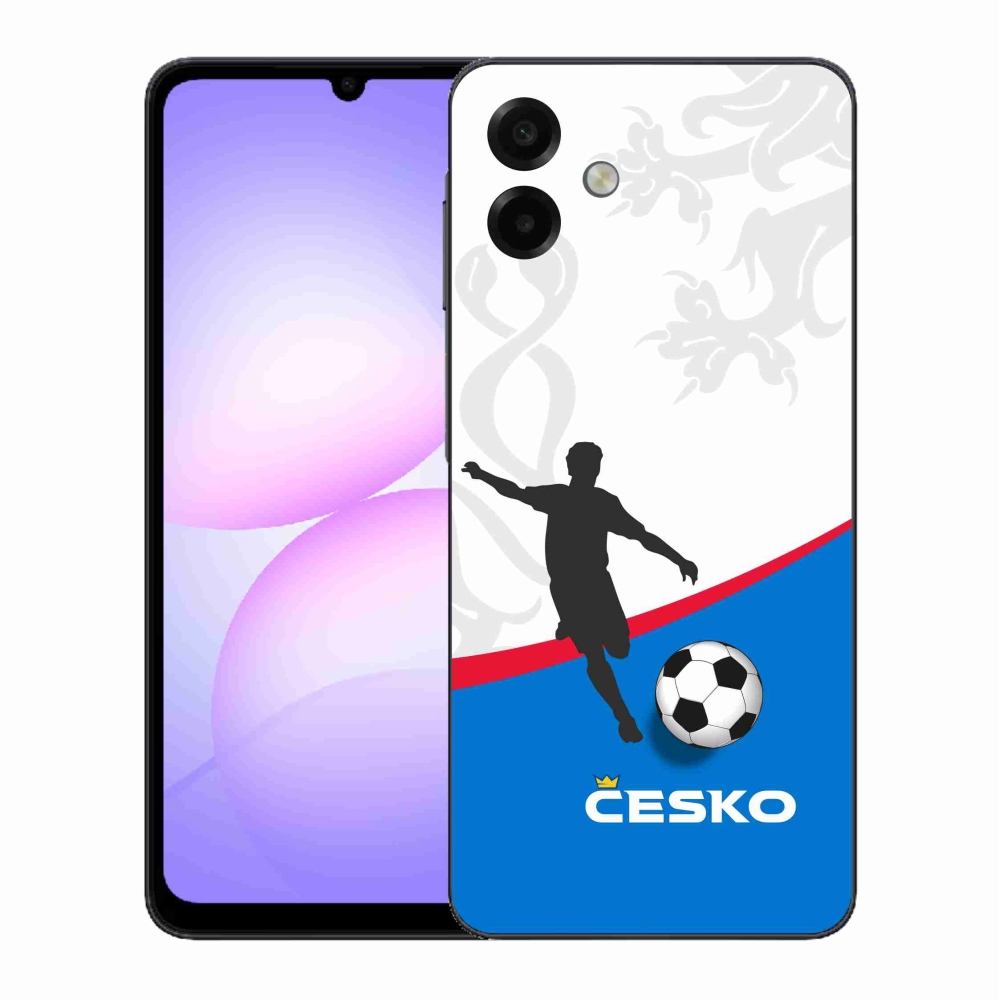 Gélový kryt mmCase na Samsung Galaxy A07 4G - futbal Česko 1
