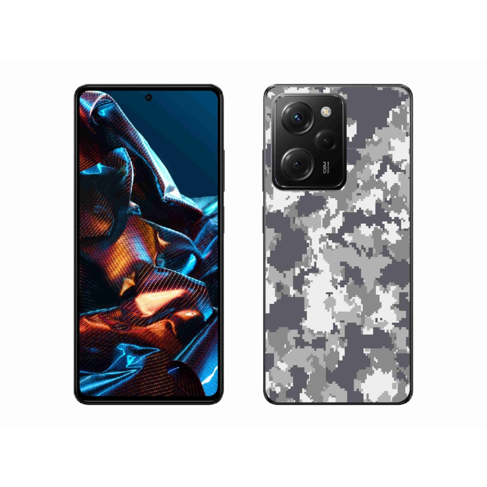 Gélový kryt mmCase na Xiaomi Poco X5 Pro 5G - maskáčový vzor 2
