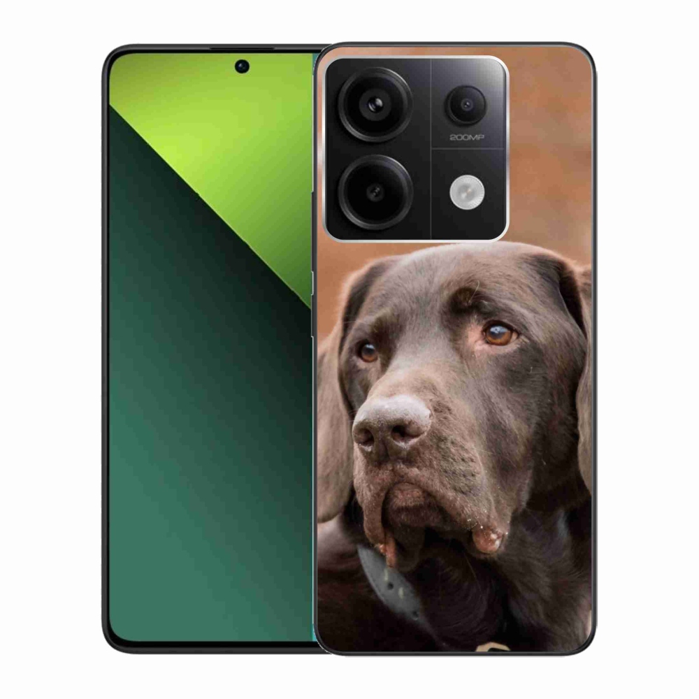 Gélový obal mmCase na Xiaomi Redmi Note 13 Pro 5G/Poco X6 5G - hnedý labrador