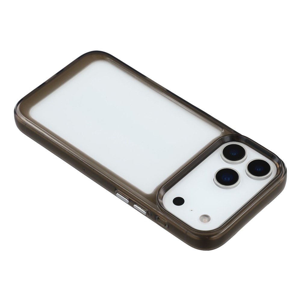 Gélový obal s pevným chrbtom na iPhone 17 Pro Max - čierny