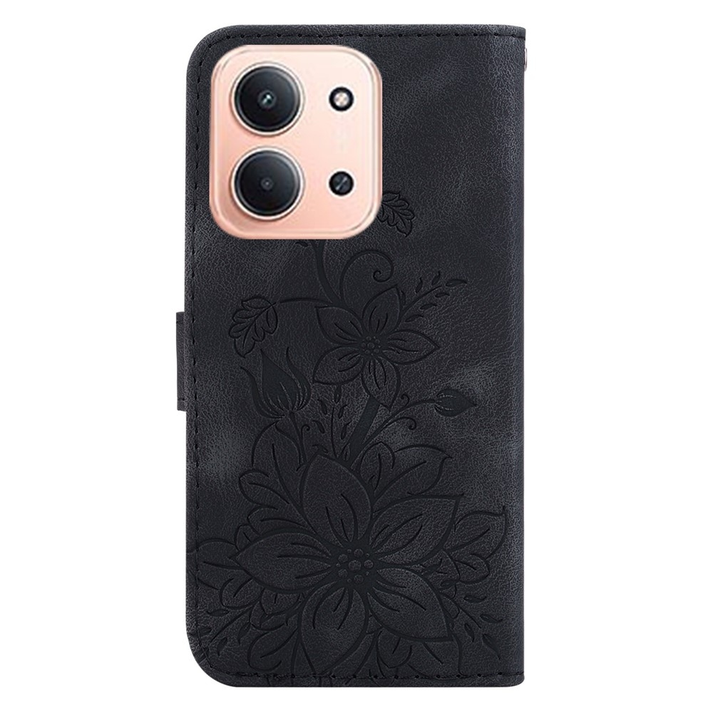 Lily knižkové púzdro na Xiaomi Redmi 15C 4G/5G (173mm) - čierne