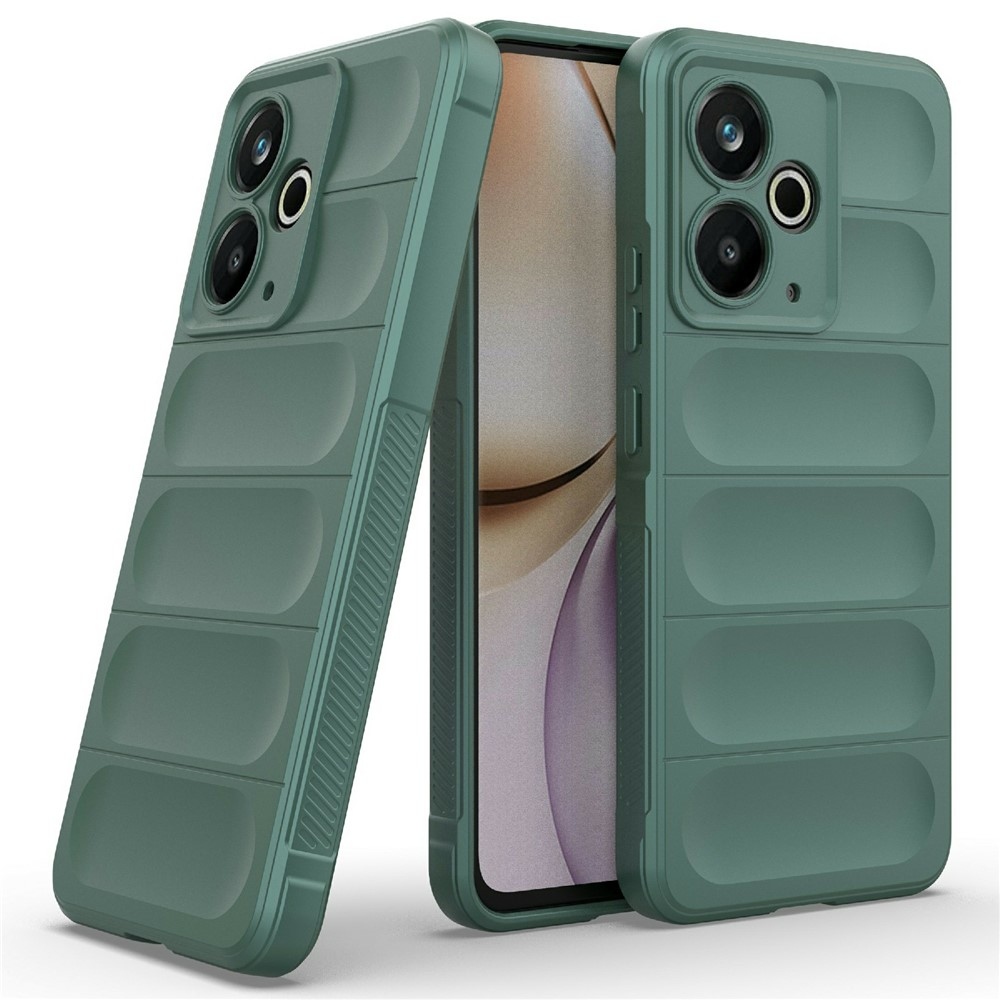 Rugg odolný gélový obal na Realme 14T 5G - zelený