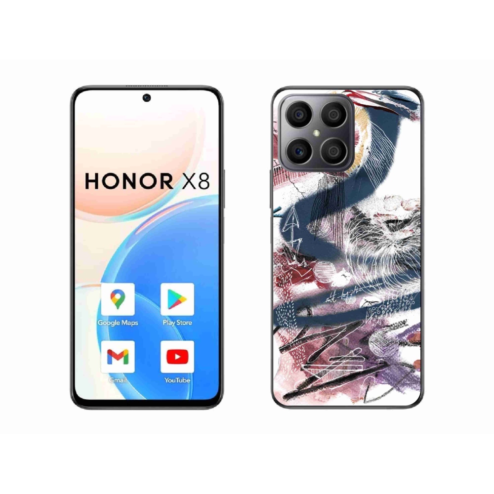 Gélový kryt mmCase na Honor X8 - abstraktný motív 28