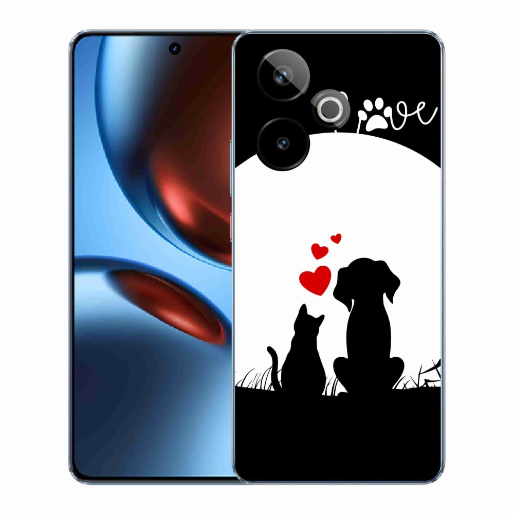 Gélový kryt mmCase na Realme GT 7 5G/GT 7T 5G - zvieracia láska