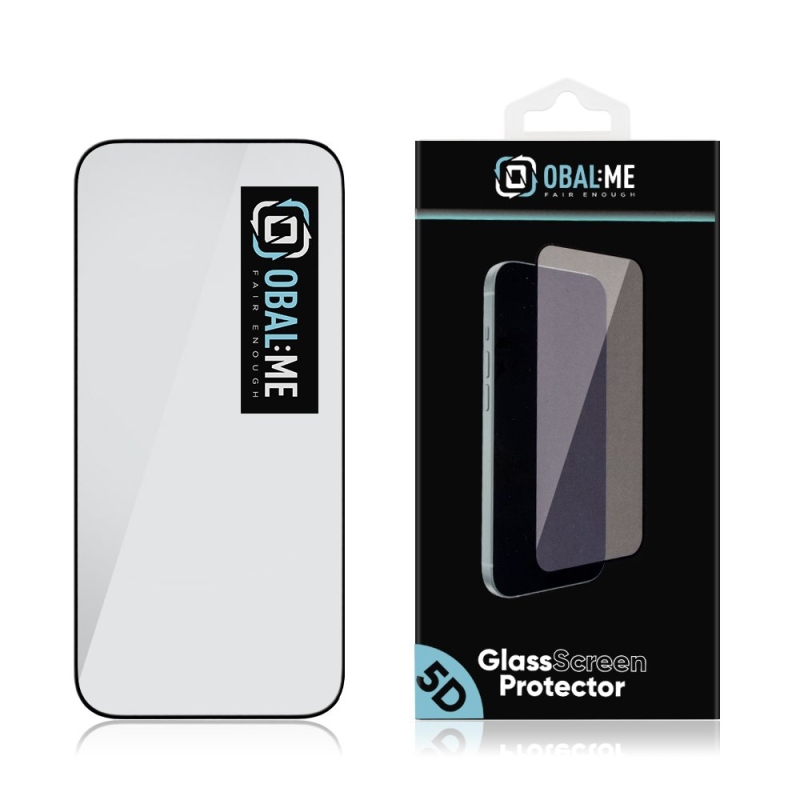 BALENIE:ME 5D tvrdené sklo pre Apple iPhone 17 Air Black