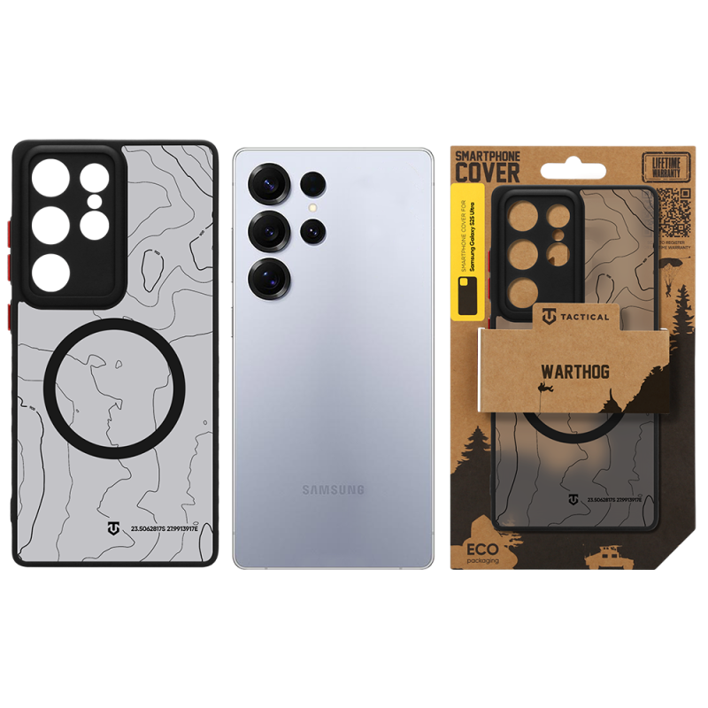 Tactical MagForce Warthog puzdro pre Samsung Galaxy S25 Ultra Asphalt