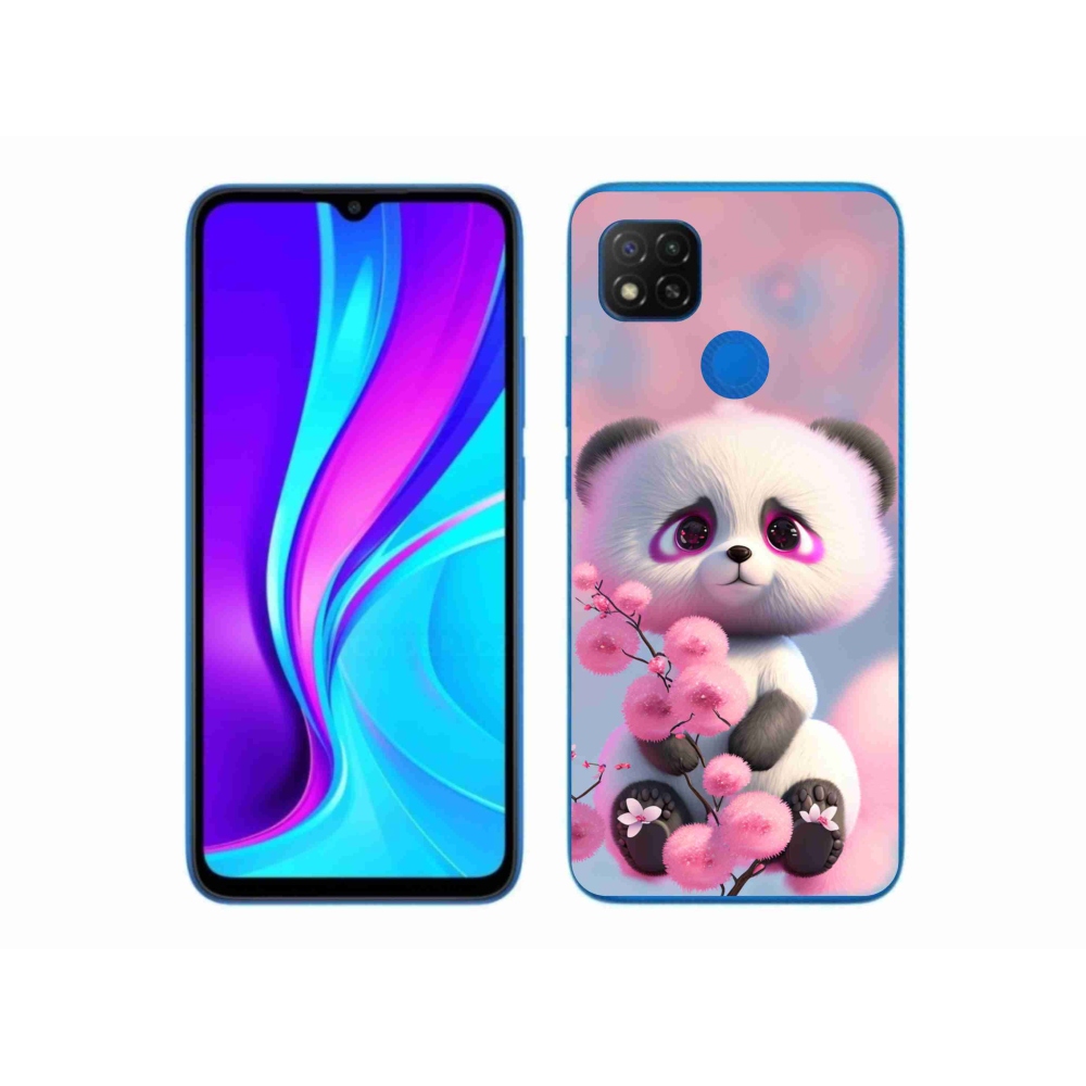 Gélový kryt mmCase na Xiaomi Redmi 9C - roztomilá panda 1