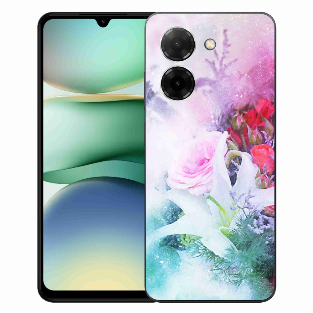 Gélový kryt mmCase na Xiaomi Redmi A5 (171.7x77.8x8.3mm) - kvety 4