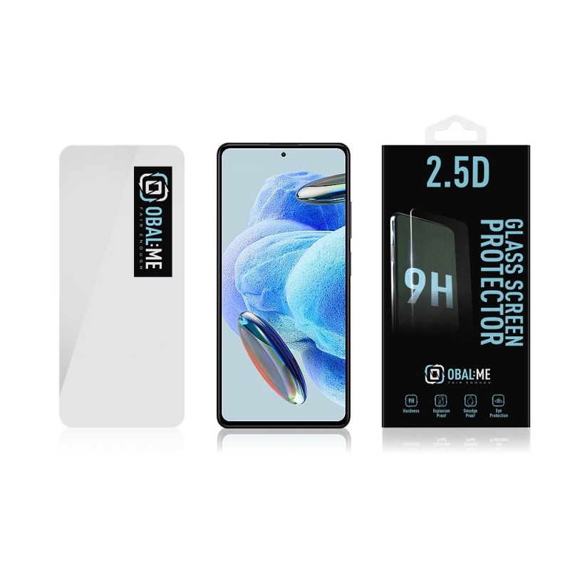 Obal:Me 2.5D Tvrdené Sklo pre Xiaomi Redmi Note 12 Pro 5G Clear